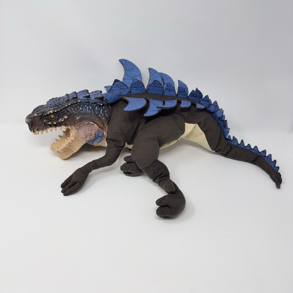 Vintage 1998 Equity Toys Toho Godzilla Monster Roaring Action Hand Puppet Toy